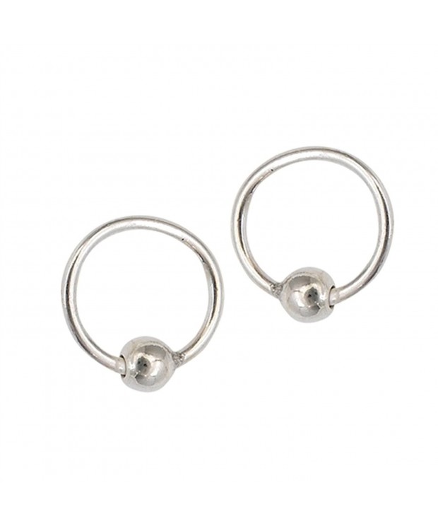 Sterling Hingeless Endless Captive Earrings