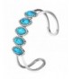 U7 Jewelry Platinum Turquoise Bracelet