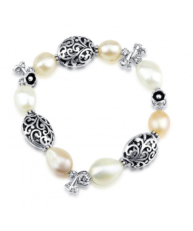 Freshwater Cultured Pearl Stretch Bracelet