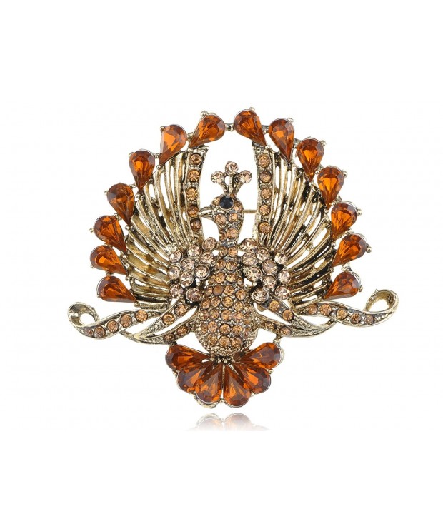 Alilang Peacock Phoenix Rhinestone Crystal