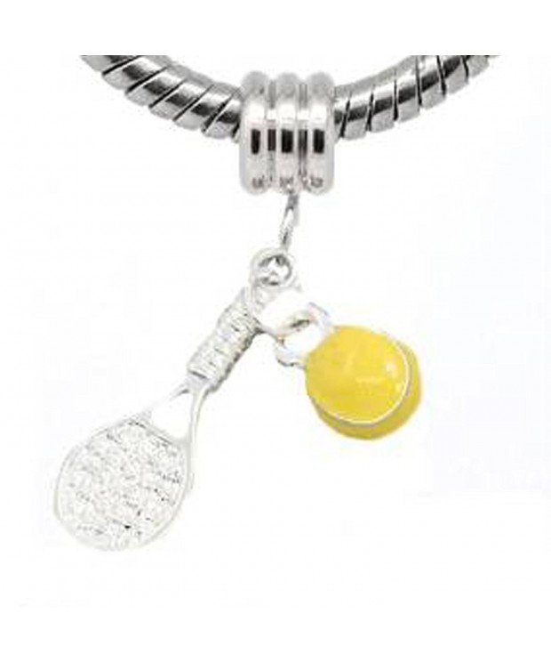 Tennis Racket Yellow Snake Bracelet