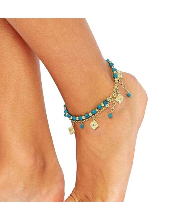 Sandistore Bohemian Turquoise Barefoot Jewelry