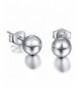 S925 Sterling Silver Round Earrings