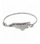 State Bangle Bracelet Carolina Silver