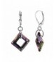 Gem Avenue Sterling Swarovski Leverback