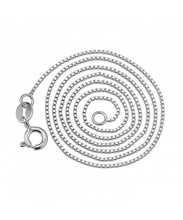 YFN Sterling Silver 0 8mm Necklace