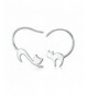 Zealmer Earrings Animal Asymmetric Women