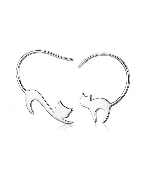 Zealmer Earrings Animal Asymmetric Women