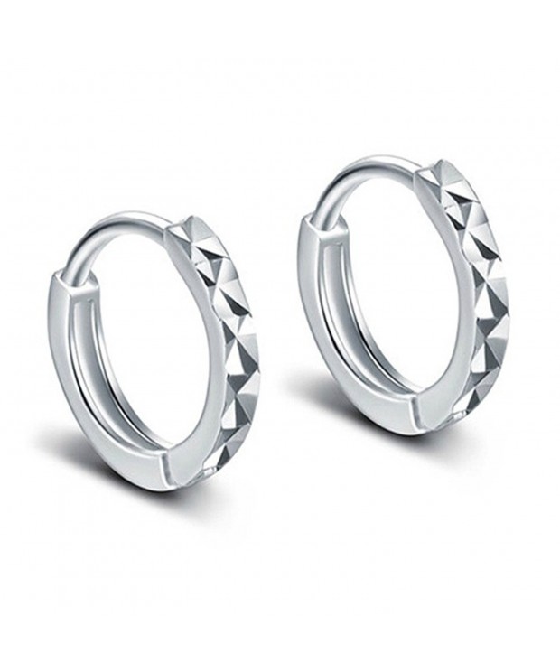 Silver Plated Vintage Diamond Earrings