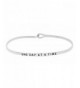 Inspirational Positive Message Engraved Bracelet