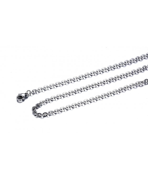 Stainless Necklace Pendant Accessory Inches