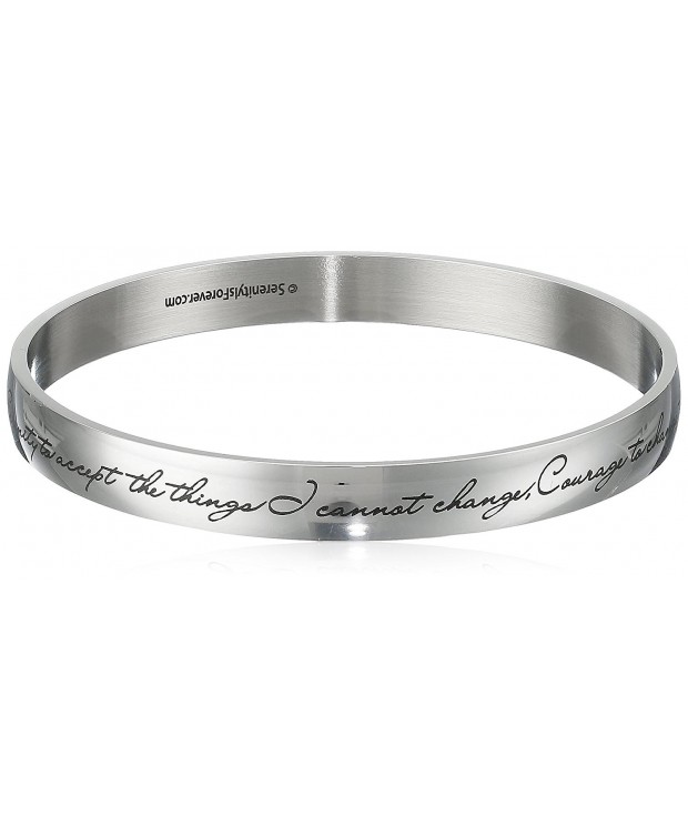 Serenity Prayer Bracelet Discreet Engraving