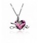 Necklace Swarovski Crystal Adjustable Valentines