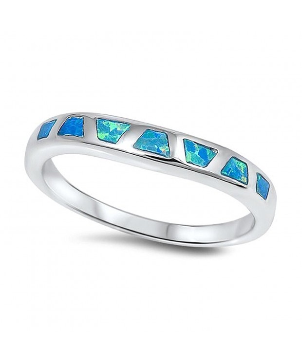 Wedding Engagement Anniversary Blue Sterling