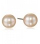 Bella Pearl Round Freshwater Earrings