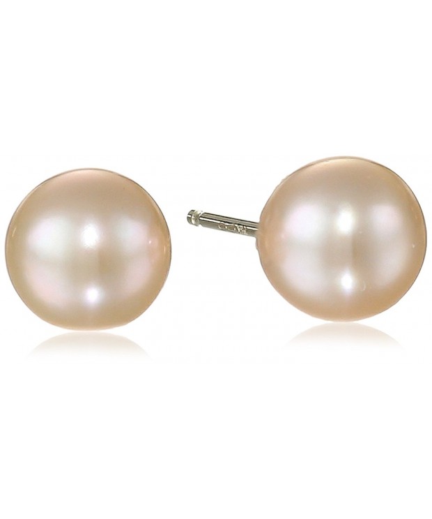 Bella Pearl Round Freshwater Earrings