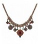 Bohemian Multicolor Pendants Rhinestone Necklace