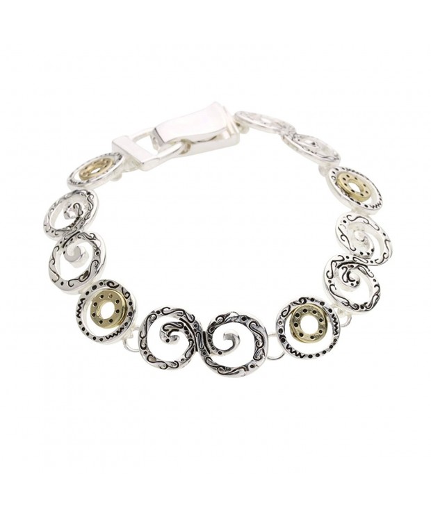 Rosemarie Collections Decorative Magnetic Bracelet