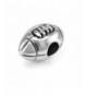 Sterling Silver Football Bead Charm