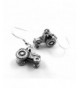 Silver Pewter Tractor Earrings Hypoallergenic