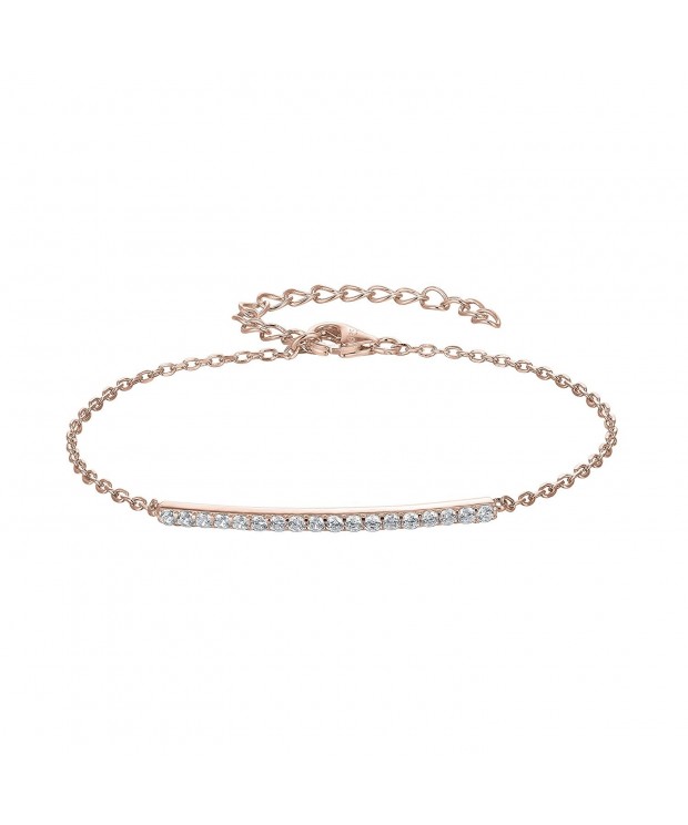 PAVOI Sterling Adjustable Simulated Bracelet