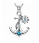 JUFU Sterling Silver Nautical Necklace