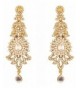 Touchstone Bollywood Rhinestone designer earrings