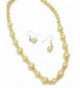 Pastel Yellow Pearl Crystal Necklace